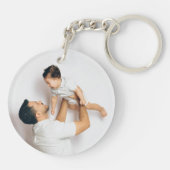 Porte-clés Bientôt être papa Pregnancy Faire-part Bump Poem (Dos)