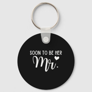 Porte-clés Bientôt Être Son Mr Bride Et Groom Couples Corresp