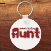 Porte-clés Bientôt être tante (Recto)
