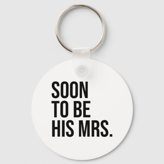 Porte-clés Bientôt Mme Future Wife Bride (Recto)