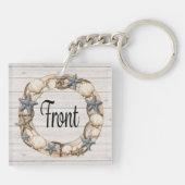 Porte-clés Bienvenue À Bord De Plage Nautique (Dos)