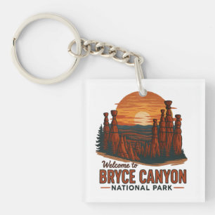 Porte-clés Bienvenue à Embrodery Bryce Canyon National USA