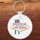 Porte-clés Bienvenue à Fabulous Las Vegas (Recto)