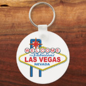 Porte-clés Bienvenue à Fabulous Las Vegas (Recto)