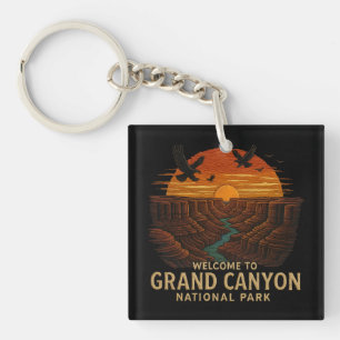 Porte-clés Bienvenue à la broderie Grand Canyon National USA