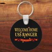 Porte-clés Bienvenue à la maison USS Ranger (Recto)