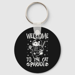 Porte-clés Bienvenue À La Parade Des Chats