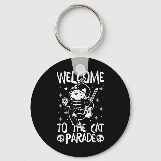 Porte-clés Bienvenue À La Parade Des Chats (Recto)