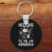 Porte-clés Bienvenue À La Parade Des Chats (Recto)