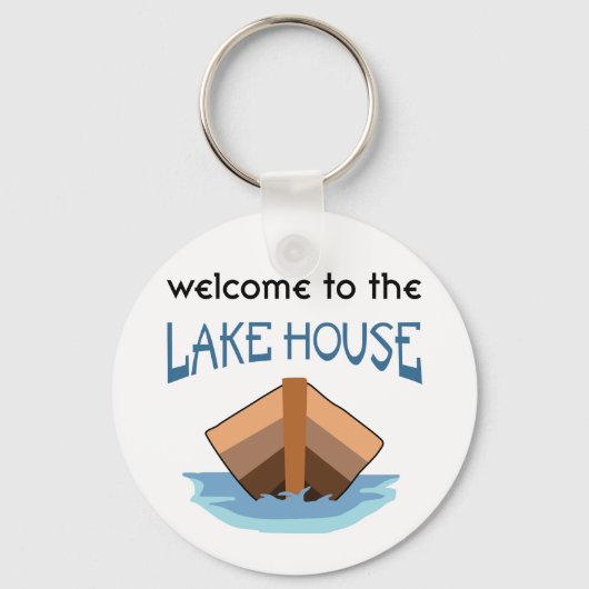 Porte-clés Bienvenue à Lake House (Recto)