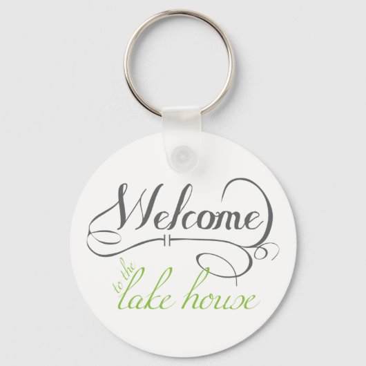 Porte-clés Bienvenue À Lake House (Recto)