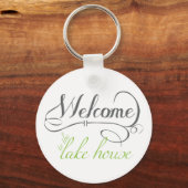 Porte-clés Bienvenue À Lake House (Recto)