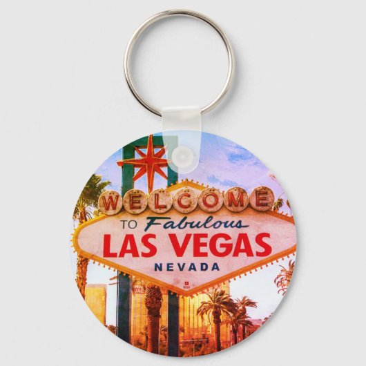 Porte-clés Bienvenue à Las Vegas Porte - clé (Recto)