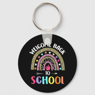 Porte-clés Bienvenue À L'École Arc En Ciel Pour Les Enseignan