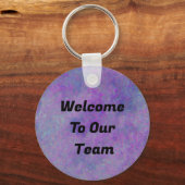 Porte-clés Bienvenue À L'Employé Coworker De L'Entreprise Abs (Recto)