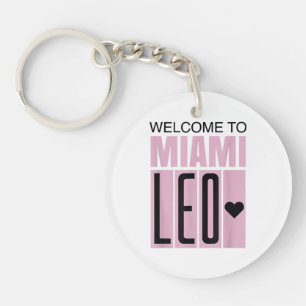 Porte-clés Bienvenue à Miami Leo 10 - GOAT