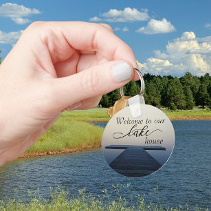 Porte-clés Bienvenue à Our Lake House Rental Property Vacance