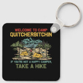 Porte-clés Bienvenue Au Camp Quitcherbitchin Camping Camp Qui (Dos)