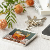 Porte-clés Bienvenue au Club 5 O'clock Mid Century Design (Côté)