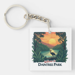 Porte-clés Bienvenue au Daintree National Australian Park