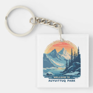 Porte-clés Bienvenue au parc national canadien Auyuittuq