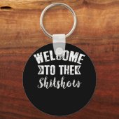 Porte-clés Bienvenue au Shitshow (Recto)