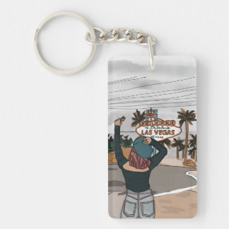 Porte-clés Bienvenue chez Lasvegas check in spot.