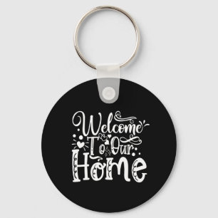 Porte-clés bienvenue chez nous