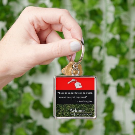 Porte-clés Bienvenue Dans Le Quartier (main)