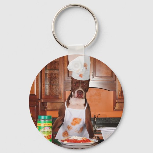 Porte-clés Bienvenue dans ma cuisine (Recto)