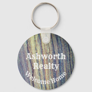 Porte-clés Bienvenue immobilier Accueil Realtor Promotion