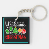 Porte-clés Bienvenue Noël (Dos)