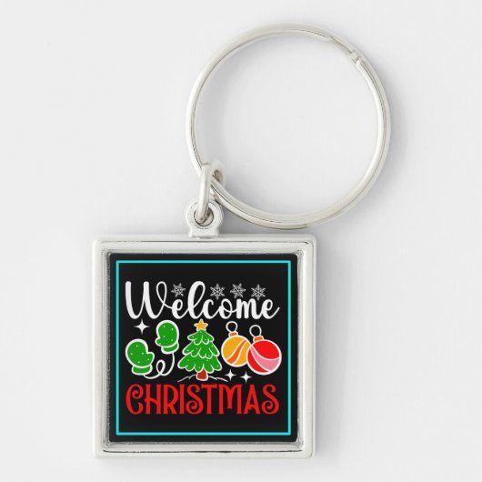 Porte-clés Bienvenue Noël (Devant)