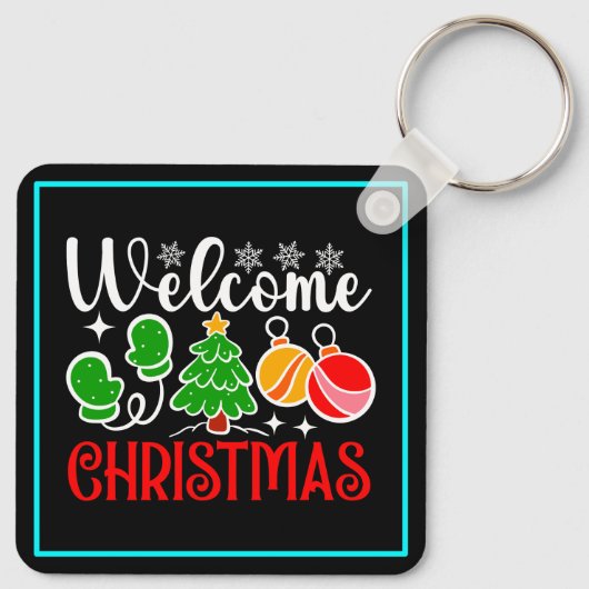 Porte-clés Bienvenue Noël-63758 (Dos)