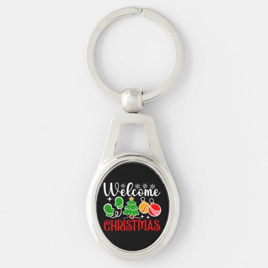 Porte-clés Bienvenue Noël-63758 (Devant)