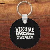 Porte-clés Bienvenue Retour à l'école Premier jour enseignant (Recto)