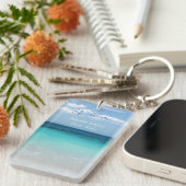 Porte-clés Bienvenue sur la plage tropicale (Devant droit)