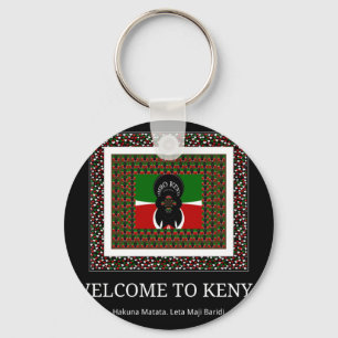 Porte-clés Bienvenue sur Magical Kenya : Hakuna Matata