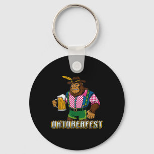 Porte-clés Bière allemande Bigfoot Sasquatch Lederhose Funny