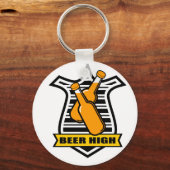 Porte-clés bière haute (Recto)