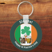 Porte-clés Bière Jour de la Saint Patrick (Recto)