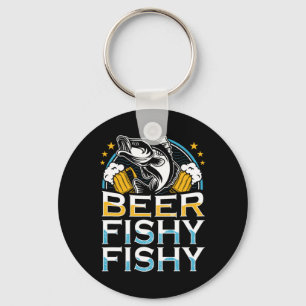 Porte-clés Biére Poisson Pêcheur Amoureux De La Pêche Poisson