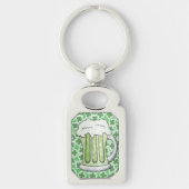 Porte-clés Bière verte chanceuse (Devant)