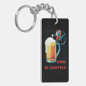 Porte-clés Bières d'affiche promotionnelle de Chartres (Devant gauche)