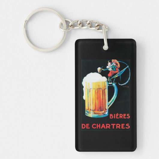 Porte-clés Bières d'affiche promotionnelle de Chartres (Devant)