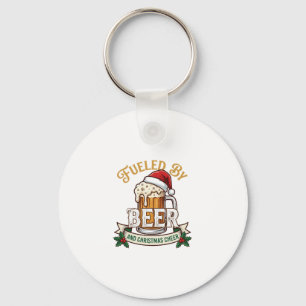 Porte-clés Bières Fêtées Mug de Joie de Noël Chapeau de Père