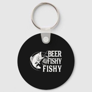 Porte-clés Bières Poissons Drôles De Pêche 