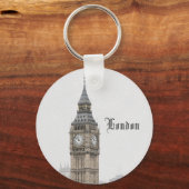 Porte-clés Big Ben London (aquarelle) (Recto)