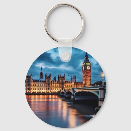 Porte-clés Big Ben, Londres. (Verso)