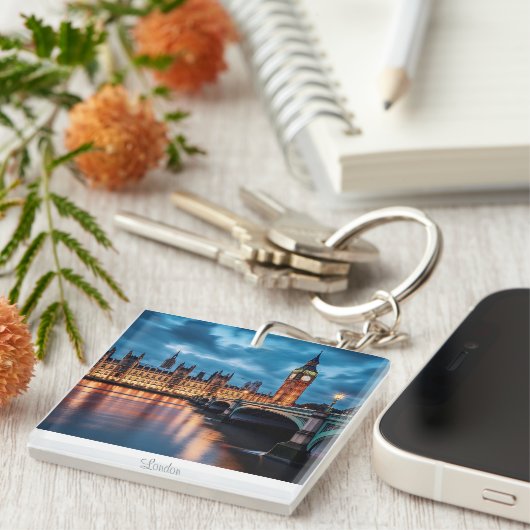 Porte-clés Big Ben, Londres. (Devant Droit)